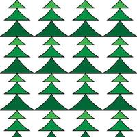 simple pine tree seamless pattern perfect for background or wallpaper vector