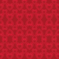 Seamless Pattern Background of Love Shape vector