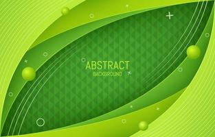 Abstract Green Background vector