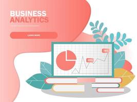 Data analysis concept. Can use for web banner, infographics. vector