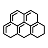 Honeycomb Line Icon vector