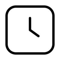 Time Square Line Icon vector