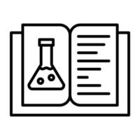 Science Line Icon vector