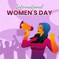 Happy Women's Day Concept vector