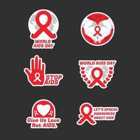 World AIDS Day Sticker Set