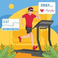 Virtual Run Activity vector