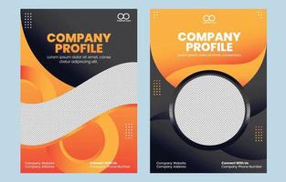 Company Profile Template Cover Design vector