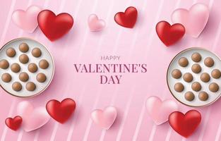 Happy Valentines Day Background vector