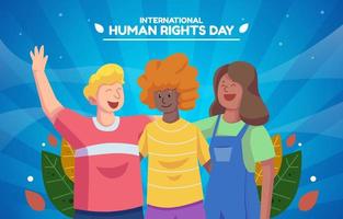 Human Rights Background vector