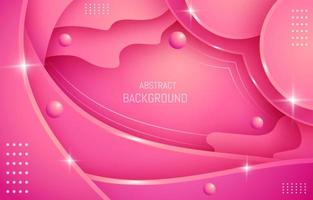 Curvy Abstract Pink Background