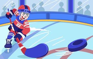 Ice Hockey Background vector