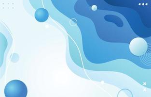 Abstract Blue Papercut Background vector