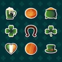 St. Patrick's Day Sticker vector