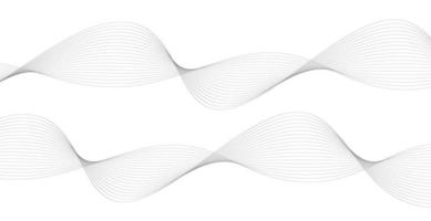 Abstract wavy stripes on a white background isolated. Wave line art, Curved smooth design. Vector illustration EPS 10.