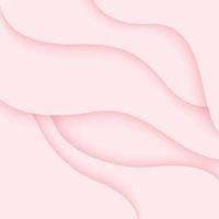 valentines day pink waves background vector