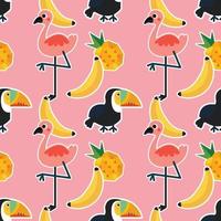 cute stuffs seamless vector wallpaper