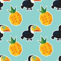 tropical seamless art vector wallpaper