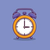 alarm clock vector illustration. clock icon. back to school alarm clock