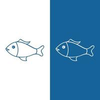 Fish logo template creative vector