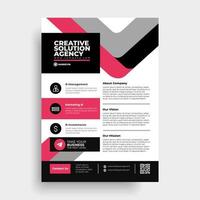 Annual report brochure flyer design template vector leaflet presentation book