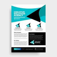 Brochure flyer magazine cover poster template size a4 vector