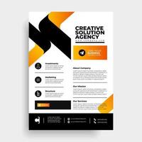 Annual report brochure flyer design template vector leaflet cover presentation