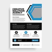 Flyer Template vector design for brochure annual report magazine poster corporate