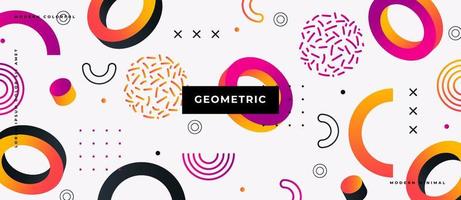 Memphis geometric design elements. Retro 80-90s trends funky designs, universal geometric shapes set, constructivism memphis print symbols collection. vector