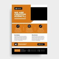 Abstract flyer design background. Brochure template. Can be used for magazine cover, business mockup, education, presentation, report. a4 size with editable elements. vector