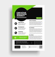 Business flyer layout vector