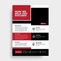 Corporate business Geometric cover, back page a4 template and flat icons for a report and brochure design, flyer, banner, leaflets decoration for printing and presentation vector illustration