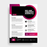 Brochure template layout design. Corporate business annual report, catalog, magazine, flyer mockup. Creative modern bright concept. vector