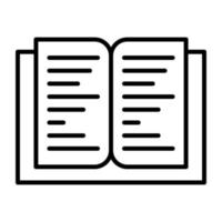 Book Line Icon vector