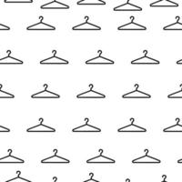Cloth Hanger Seamless Background Pattern vector