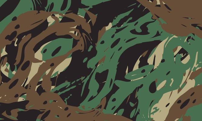 Camouflaged texture. Background stained and dotted with colors. Backgrounds for military use, army, soldiers, war. Template for textile or graphic use. Jungle, forest, grassland
