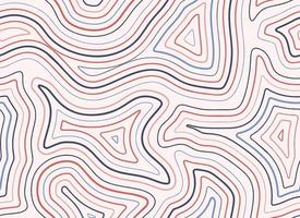 Topographic Map seamless pattern in hand-drawn style. vector