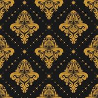 damask seamless pattern background. Elegant luxury texture for wallpapers, backgrounds and page fill. vector