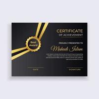 Modern Certificate Template Design. Creative Certificate of Appreciation Award Template Design. vector