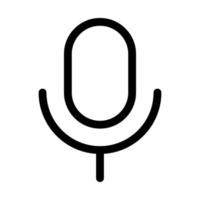 Voice Line Icon vector