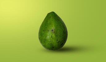 Avocado composition for background design. an object photography of green tropical fruit. photo