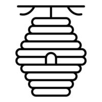 Beehive Line Icon vector