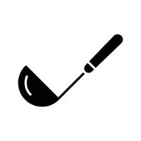 Ladle Glyph Icon vector