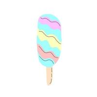 ice cream stick, vector illustration, Hand drawn, doodles