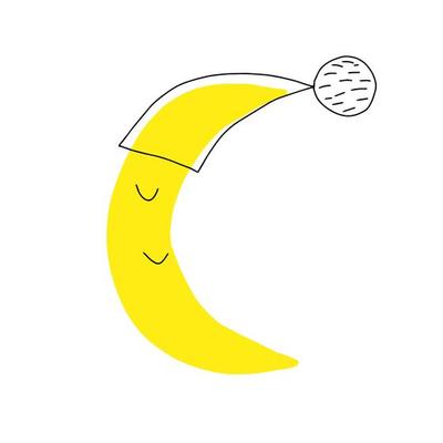 animated smiling moon