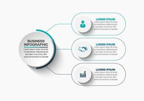 business infographic template vector