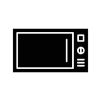 Microwave Glyph Icon vector