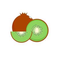 vector de fruta de kiwi. Clipart o icono simple de la fruta de kiwi.