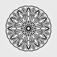 Vector round abstract circle. Mandala style.