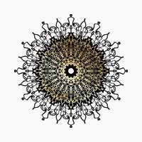 Vector round abstract circle. Luxury Mandala style.