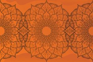 Beautiful vector hand drawn indian ornament mandala on background style.